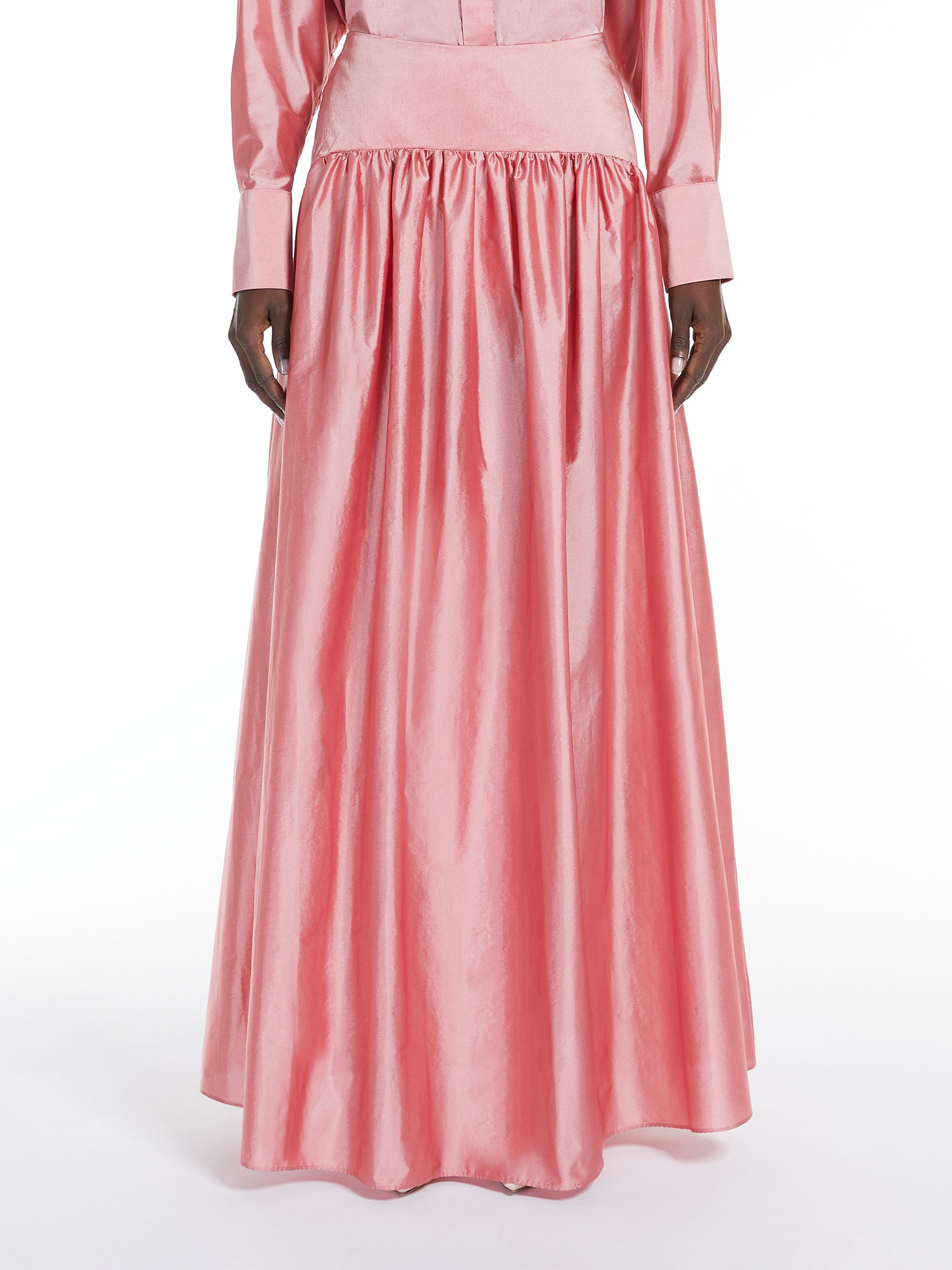 Max Mara Zipper Skirt On The Back In Pink