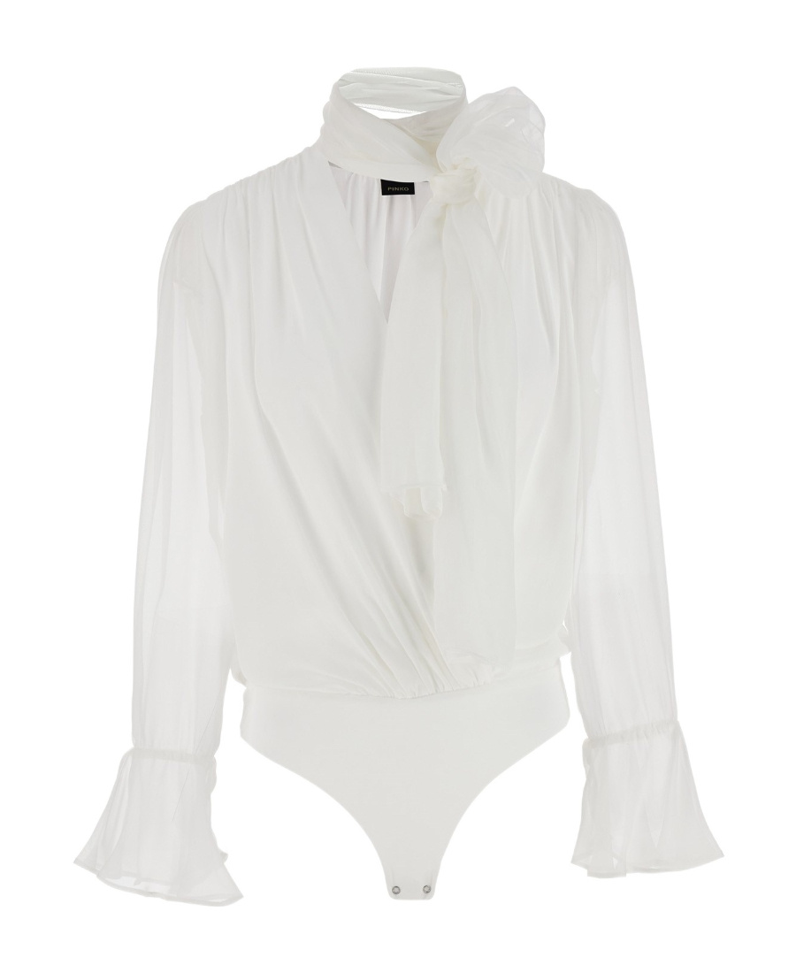 Pinko Particella Bodysuit In White