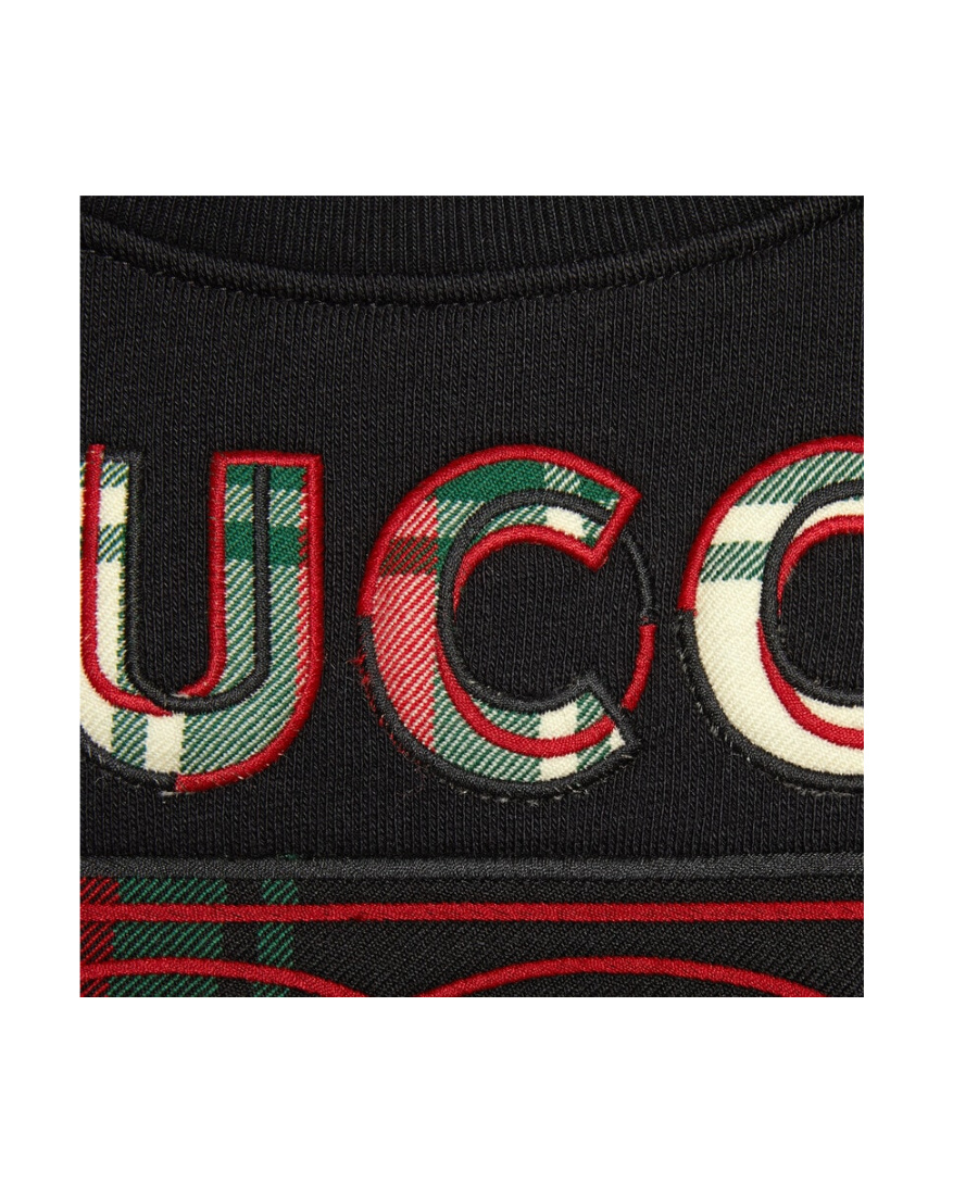 Gucci Retro Logo Sweater In Black