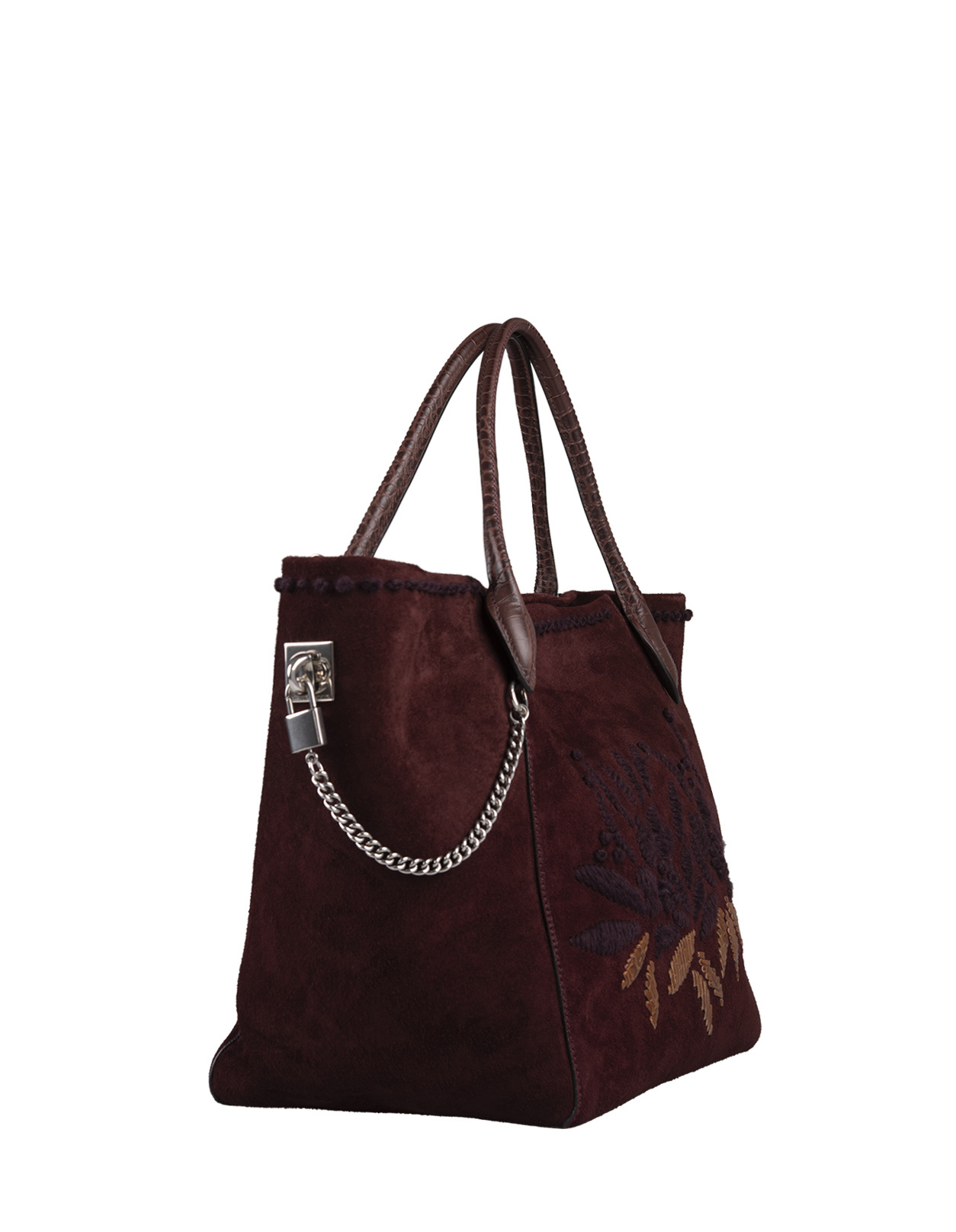 Ermanno Scervino Double Handle Tote Bag In Brown