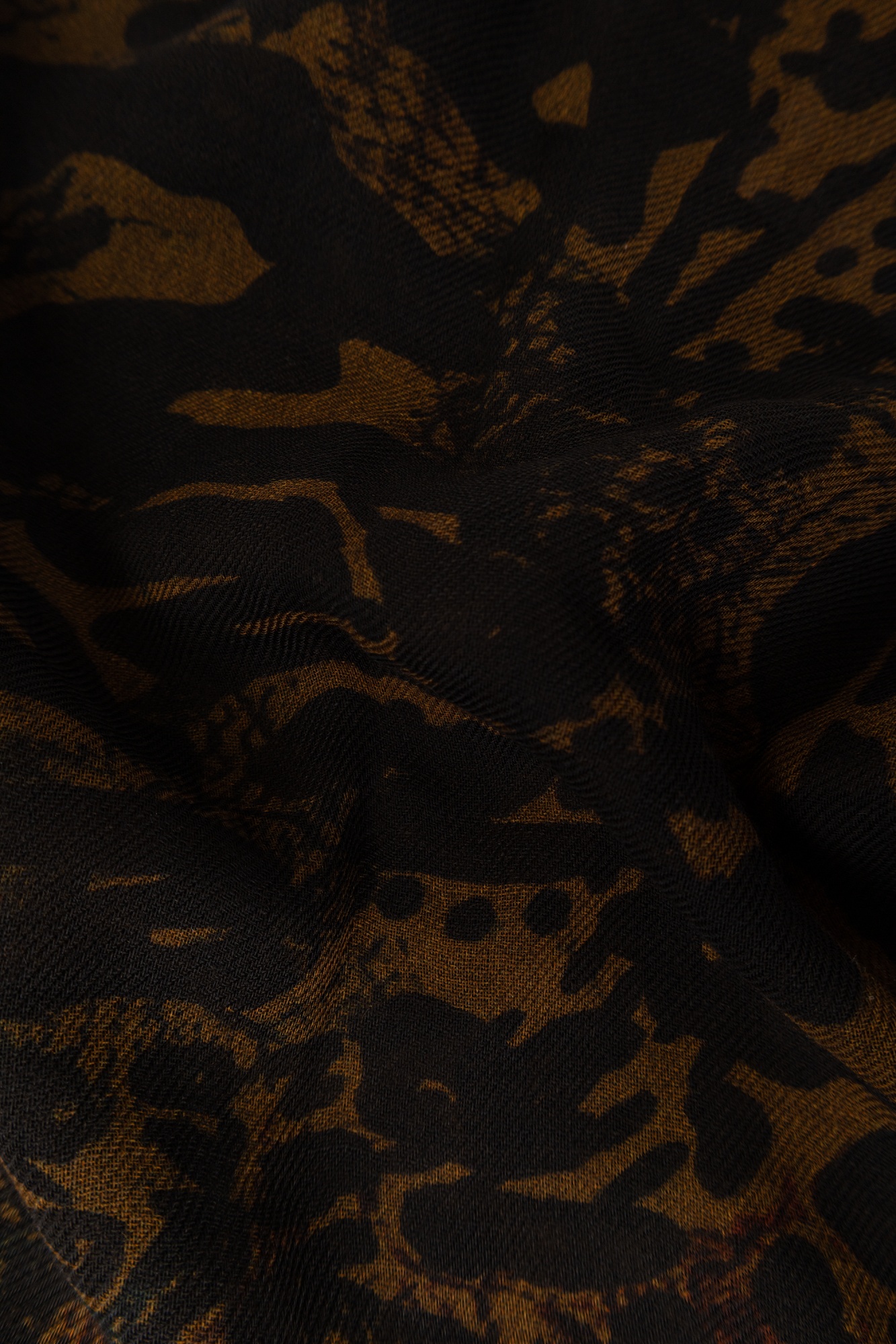 Zadig & Voltaire Leopard-print Scarf In Black