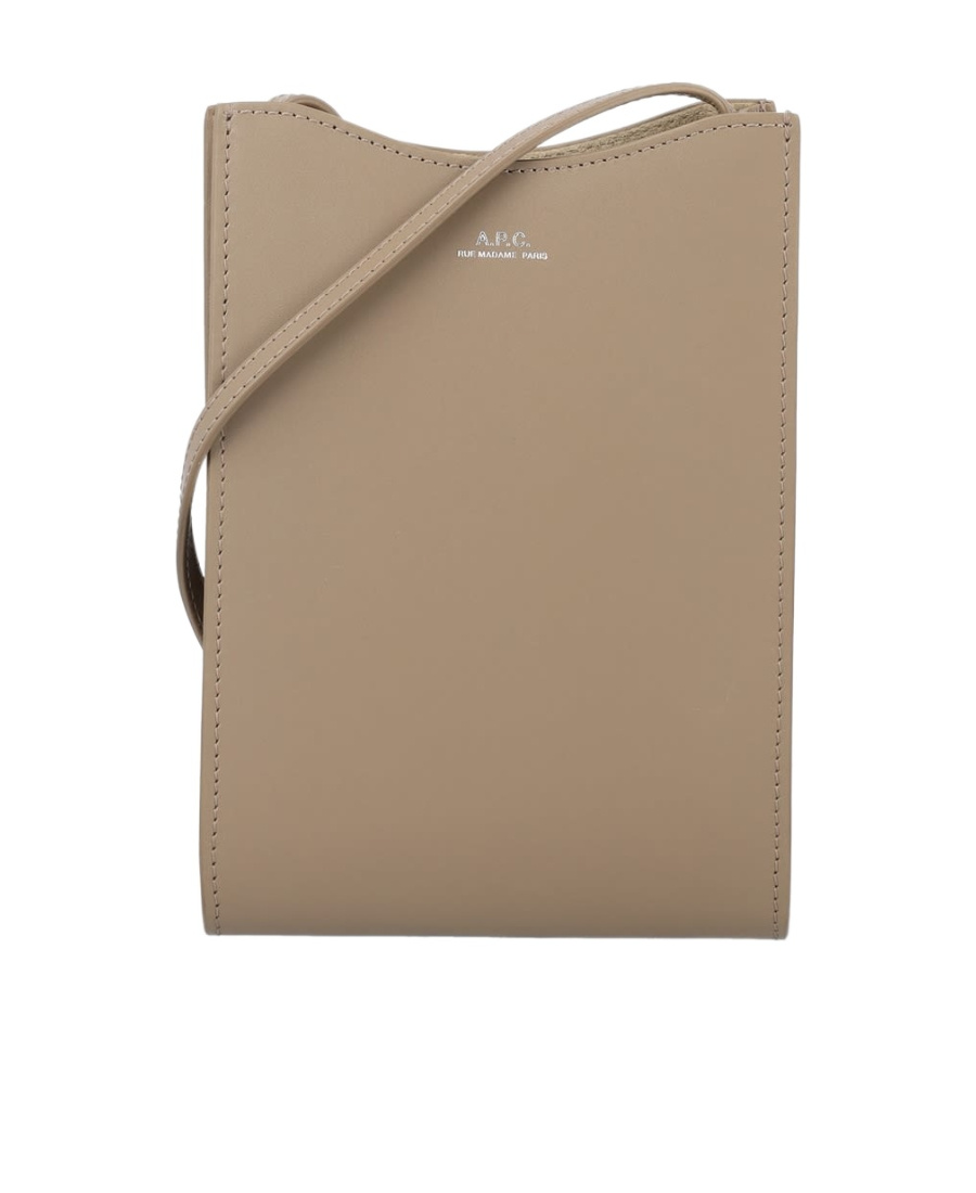 Apc Jamie Noisette Neck Pouch In Nude