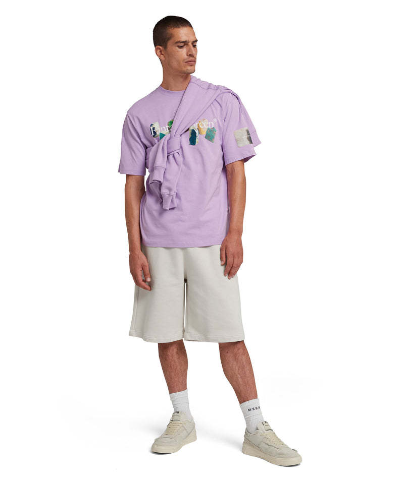 Msgm Drawstring Track Shorts In White