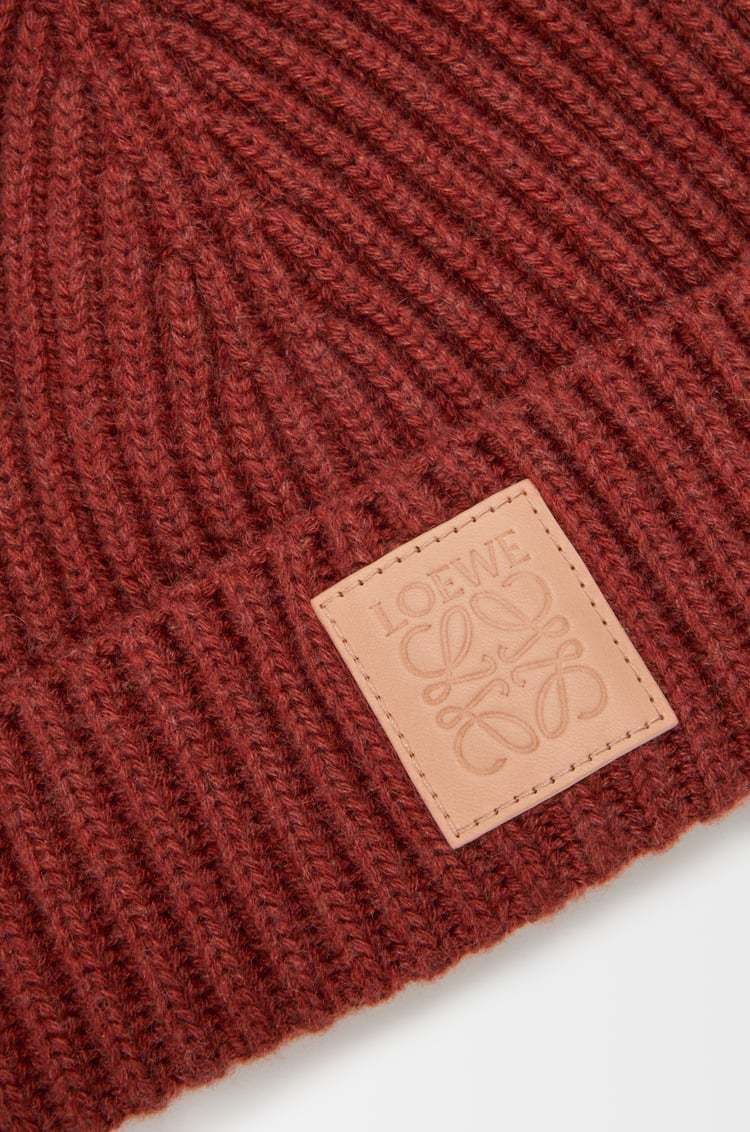 Loewe Beanie In Cashmere In Brown