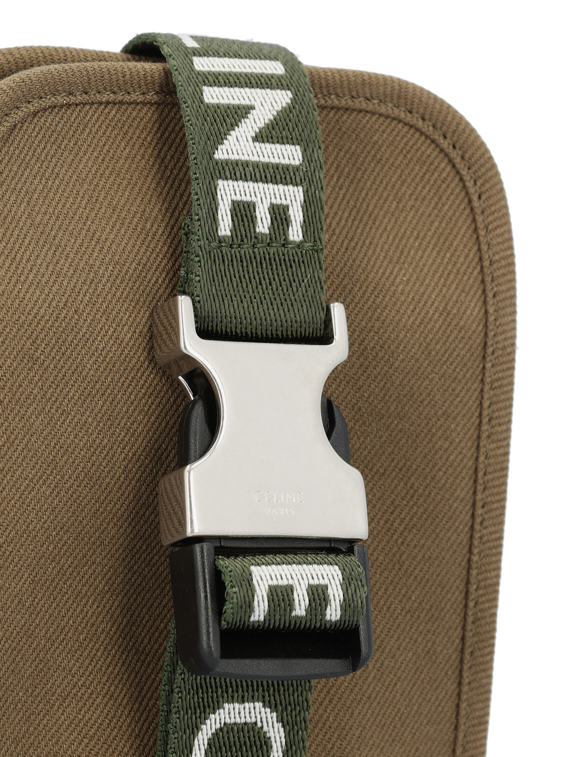 Celine Hiking Mobile Phone Bag In Brown