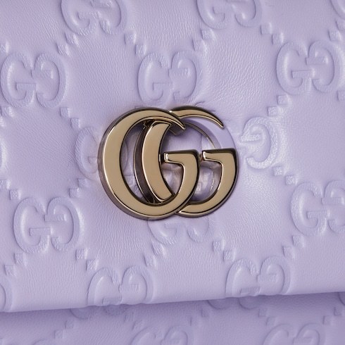 Gucci Gg Milano Small Top Handle Bag In Purple