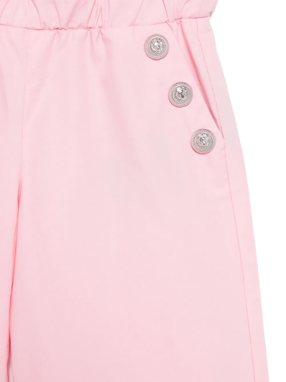 BALMAIN BUTTON-EMBELLISHED TROUSERS