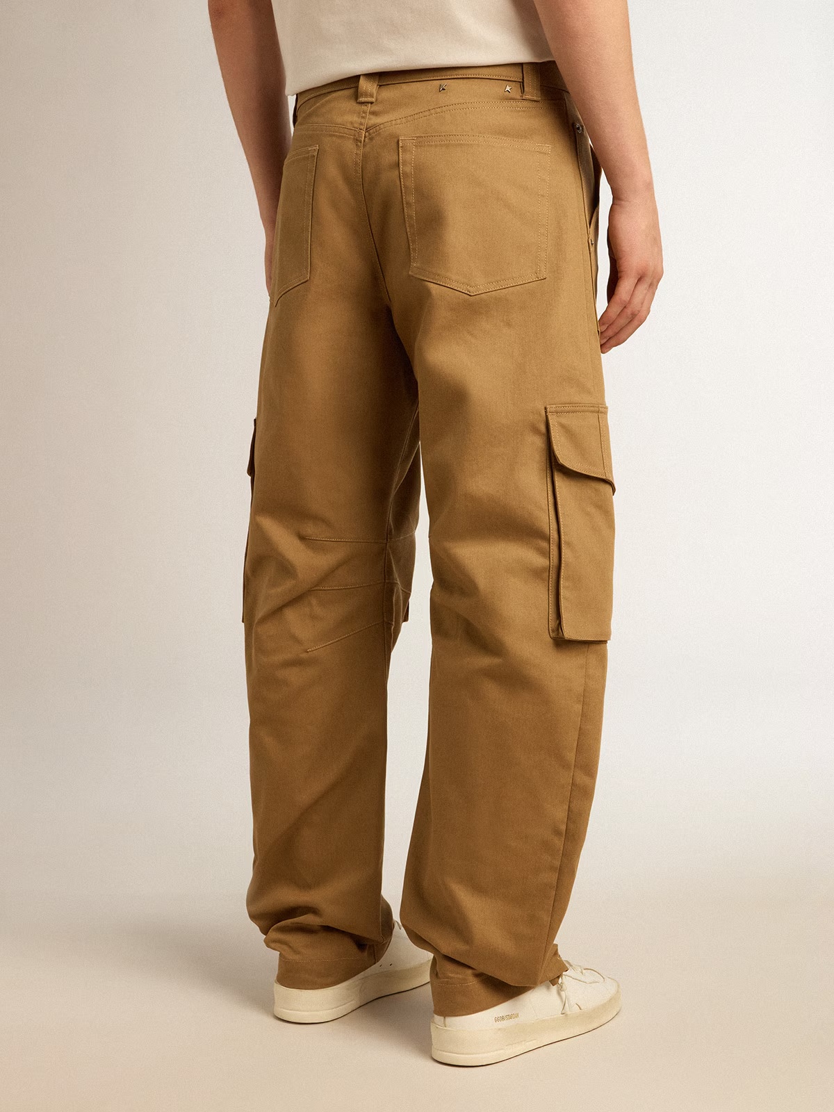Golden Goose Cargo Trousers In Brown
