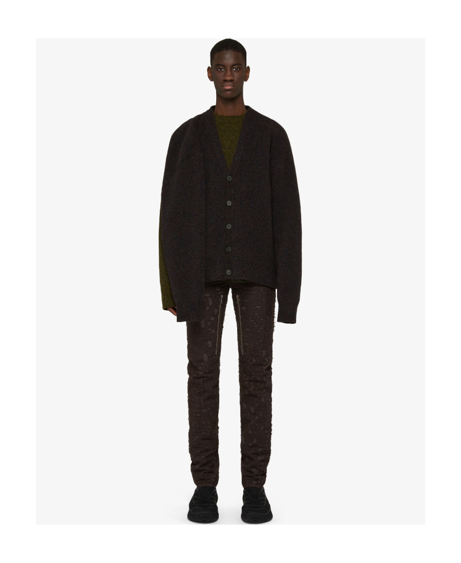 Givenchy Logo Sweater Cardigan In Black