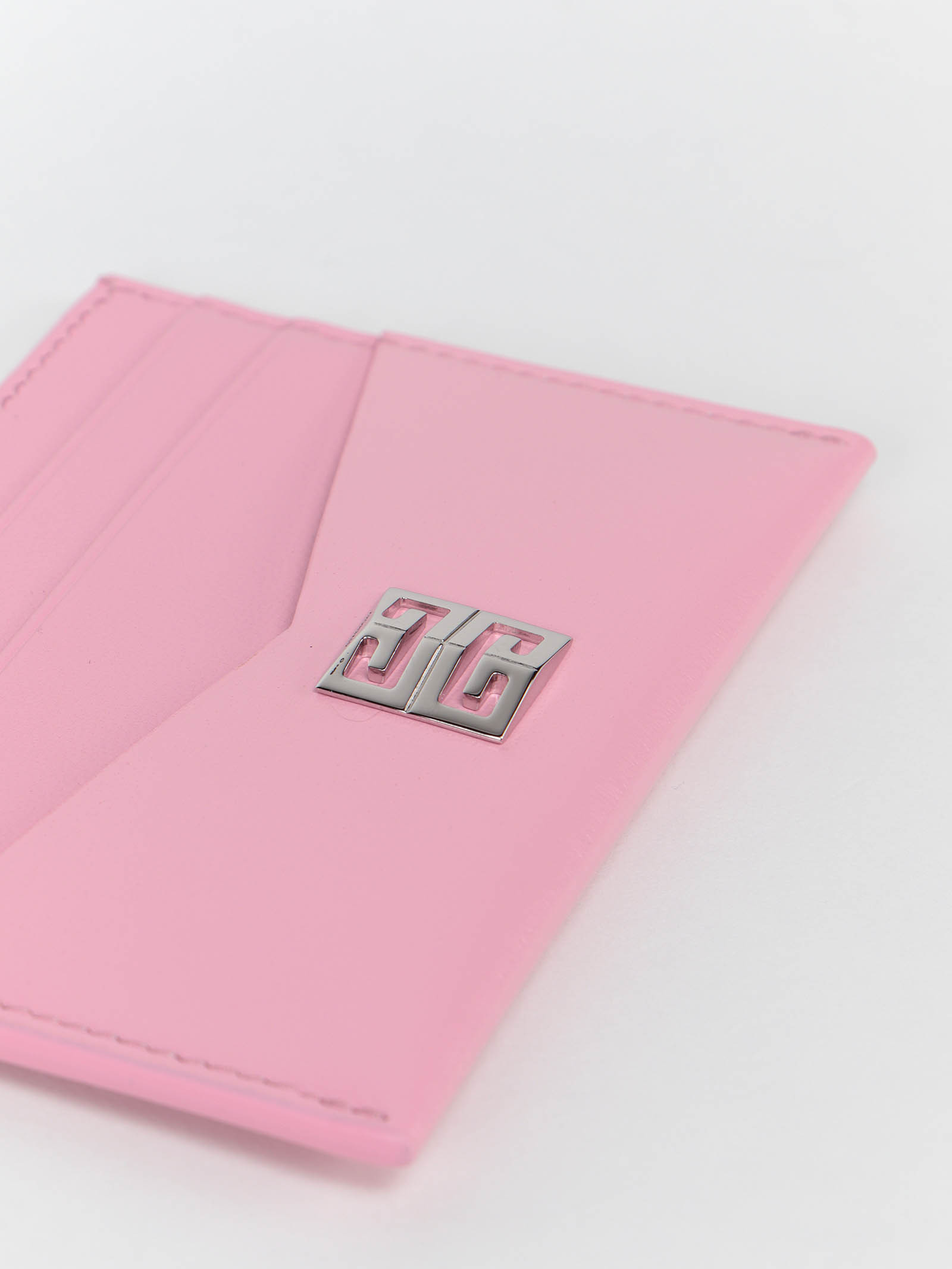 Givenchy 4g Cardholder Wallet In Pink
