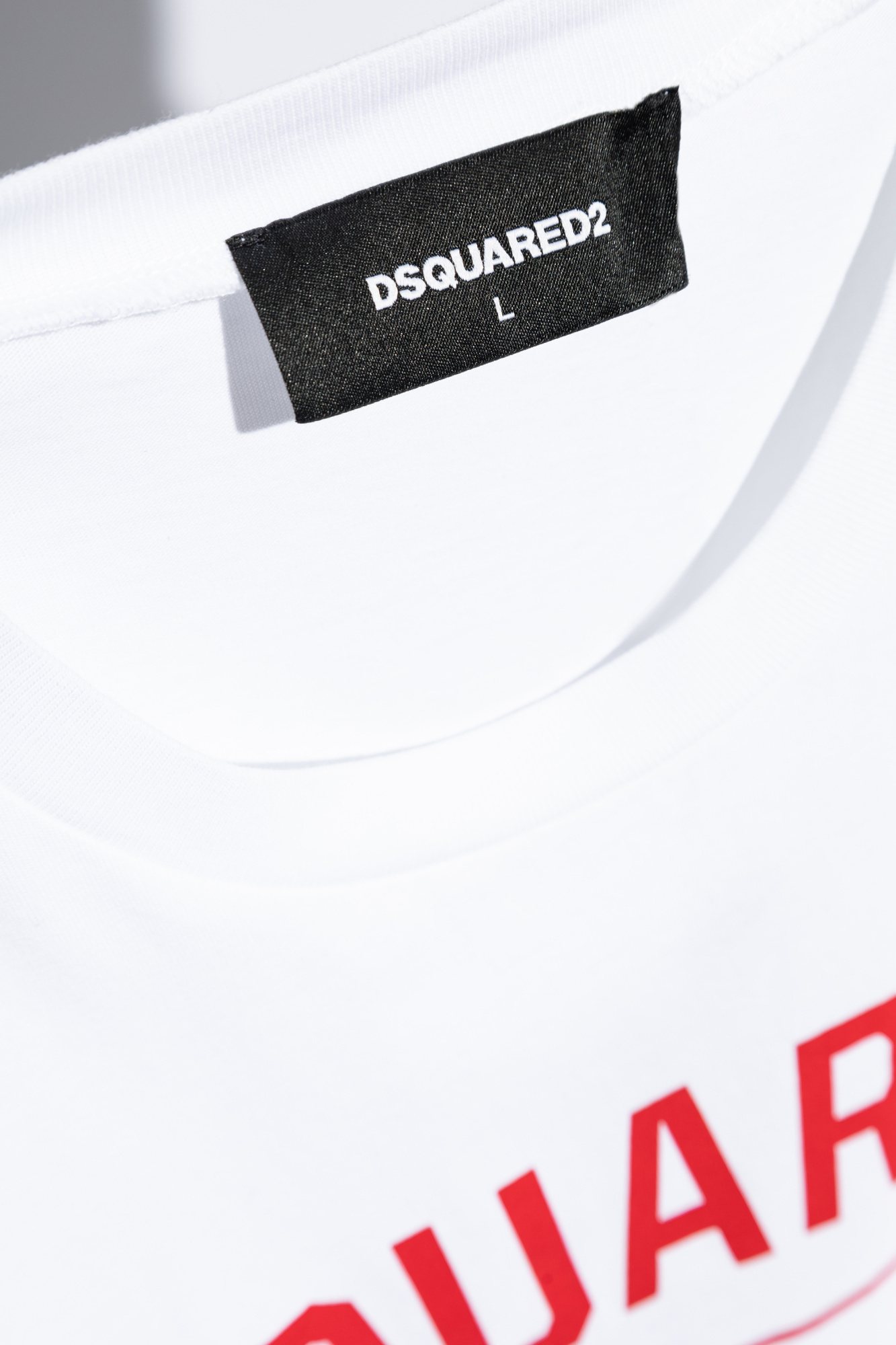 Dsquared2 White Cotton T-shirt With Phys Ed. '64 Logo In White