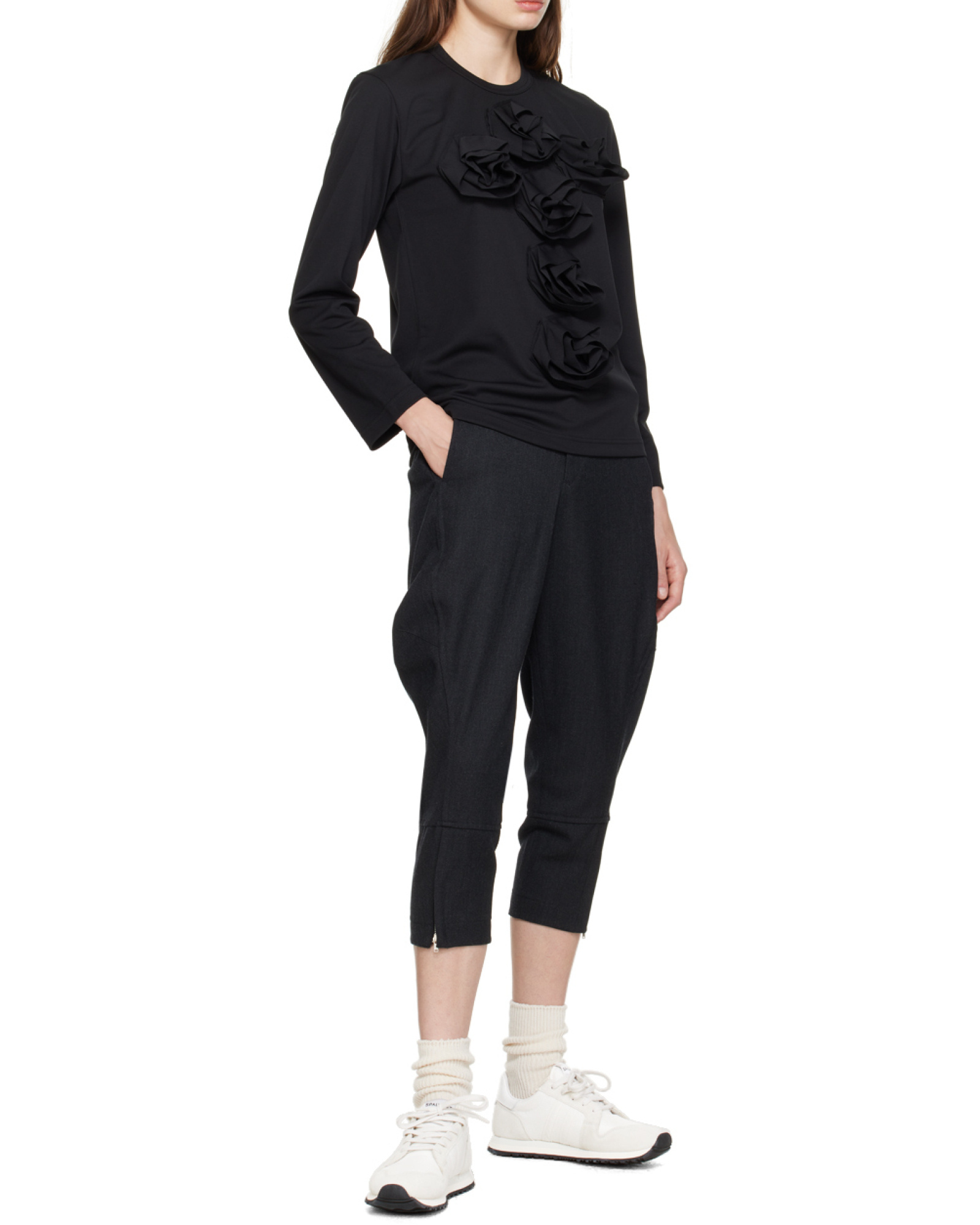 Comme Des Garçons Pocket Casual Pants In Black