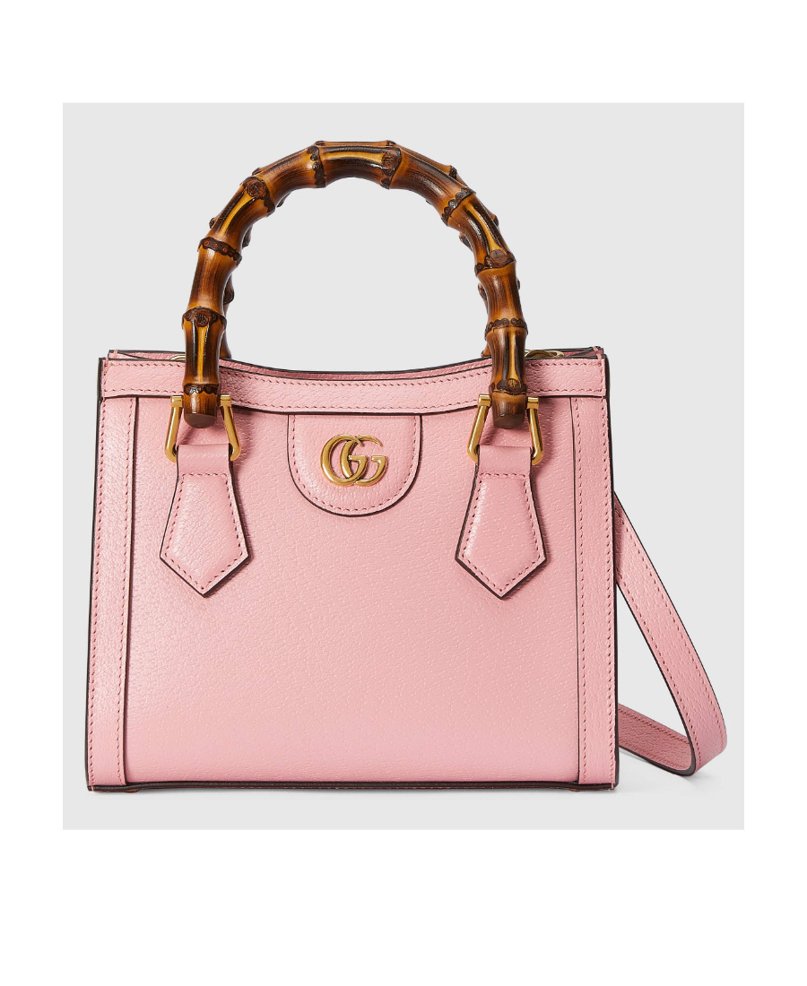 Gucci Logo-plaque Tote Bag In Pink