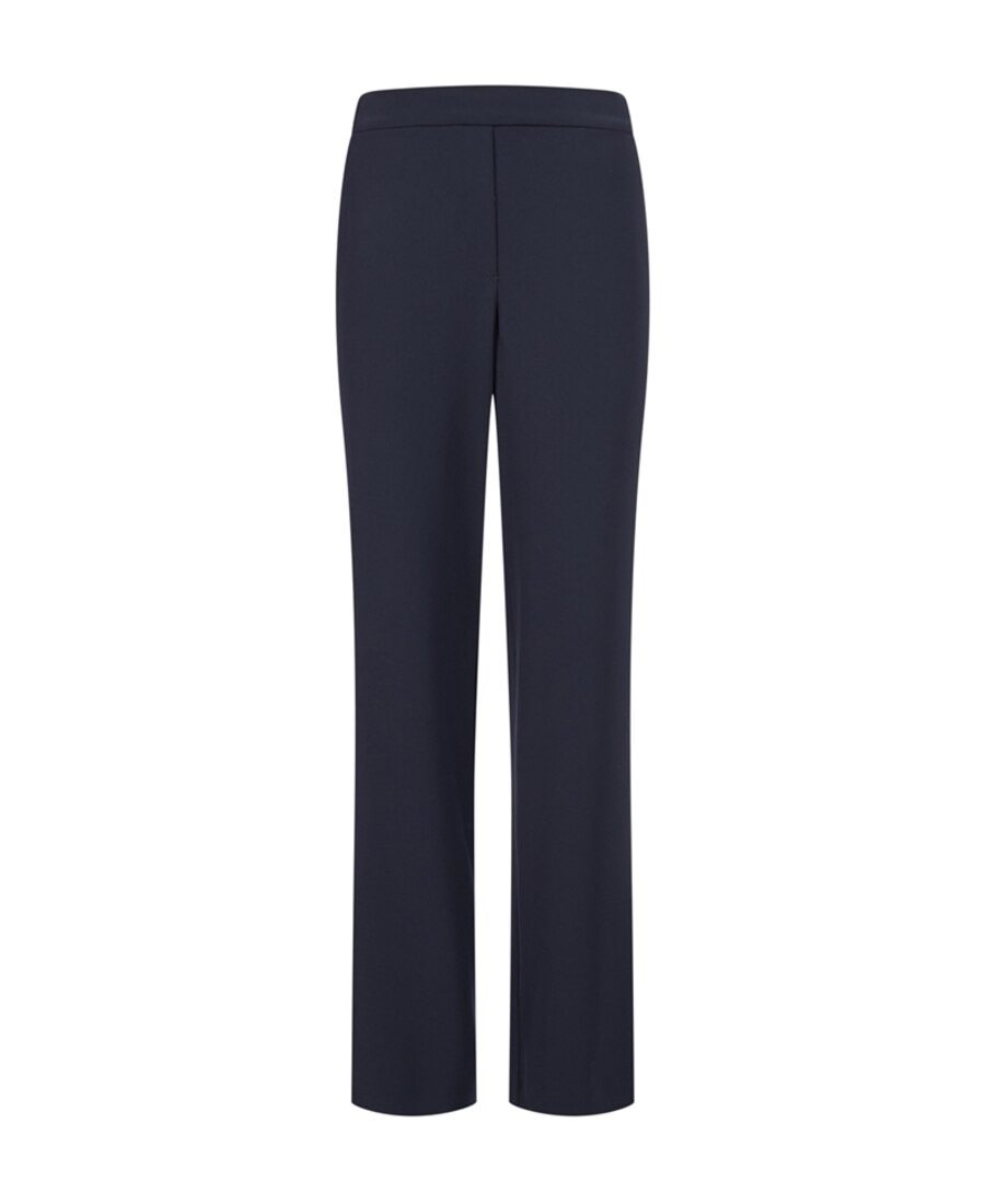 P.a.r.o.s.h Elasticated-waistband Straight-leg Trousers In Blue