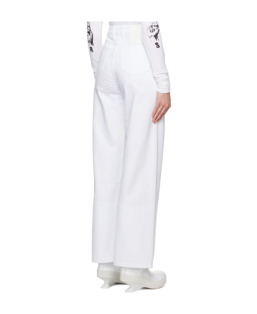 RAF SIMONS HIGH-WAISTED STRAIGHT-LEG JEANS