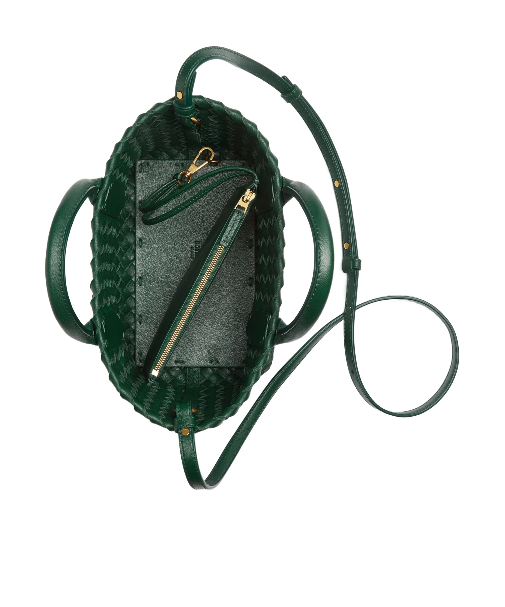Bottega Veneta Mini Cabat In Green