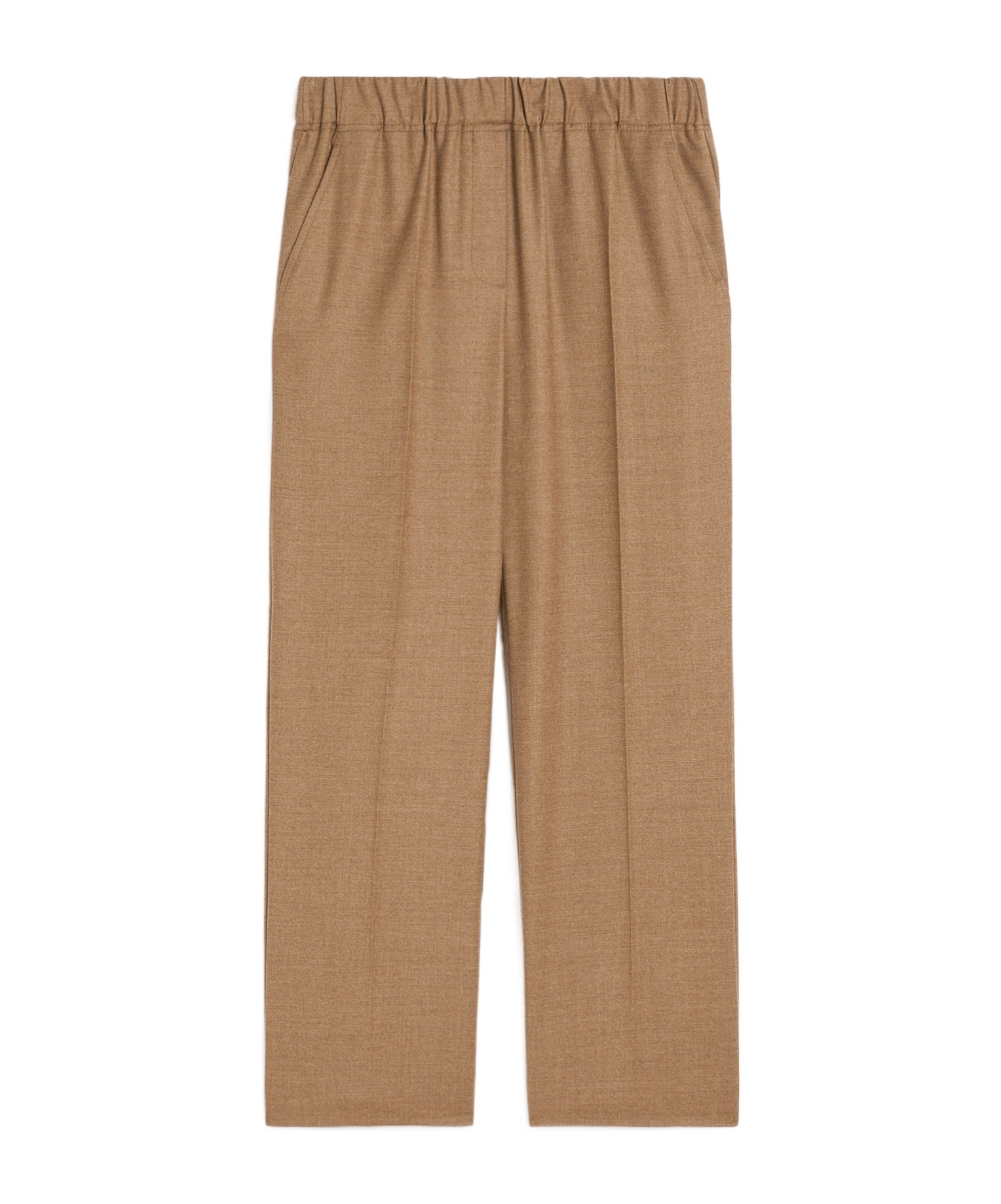 Weekend Max Mara Pantalon En Flanelle De Laine In Brown