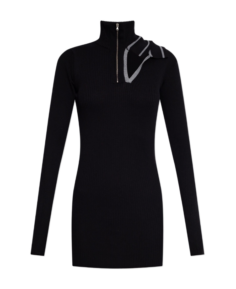 Y/project Long Sleeved Dress In Black
