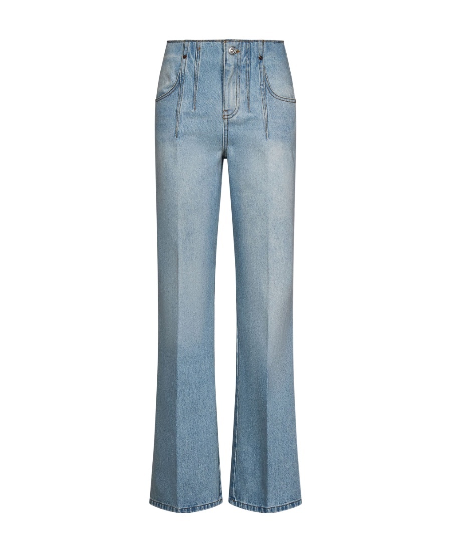 VICTORIA BECKHAM VICTORIA BECKHAM HIGH RISE FLARED JEANS 