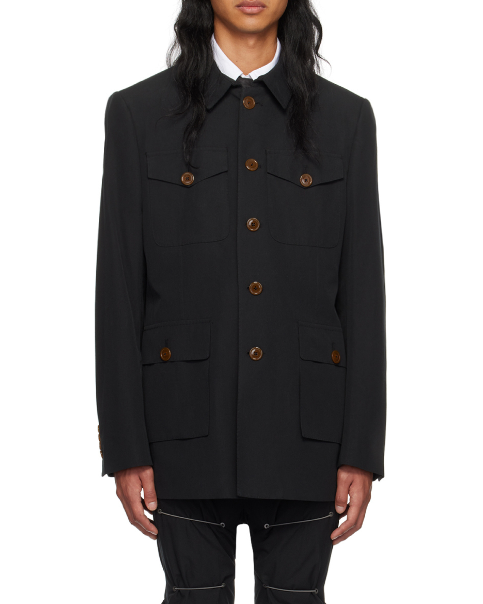Vivienne Westwood Button Long-sleeved Casual Jacket