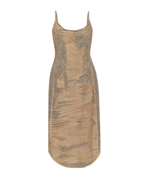 Diesel Sleeveless Dress In Nude