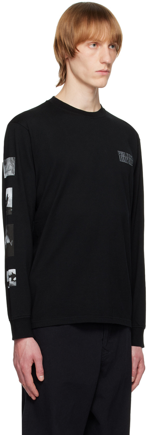 Undercover Graphic-print Long-sleeved Sweatshirt In Black