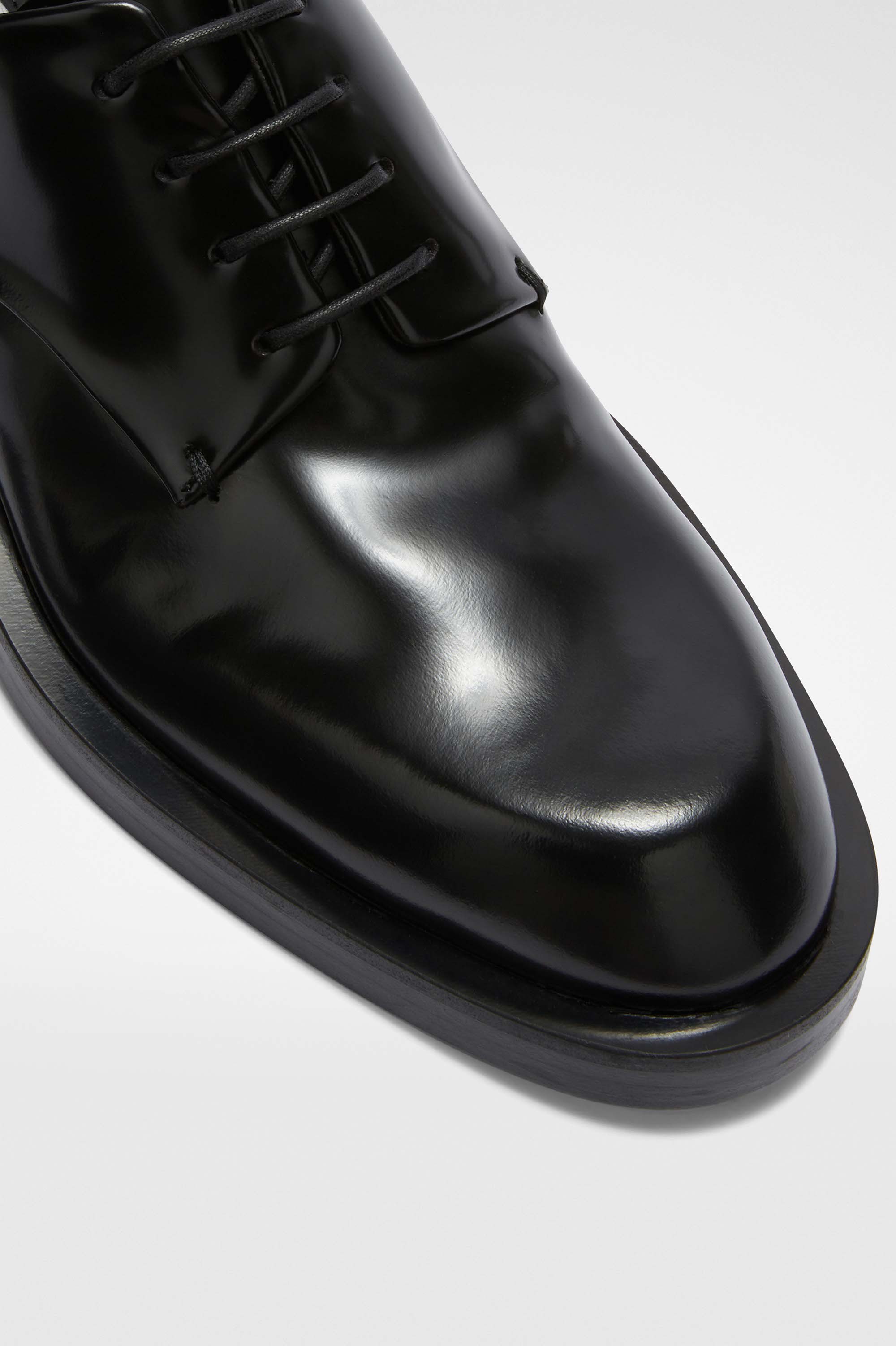 Jil Sander Studded Leather Clogs With Chunky Sole In Black