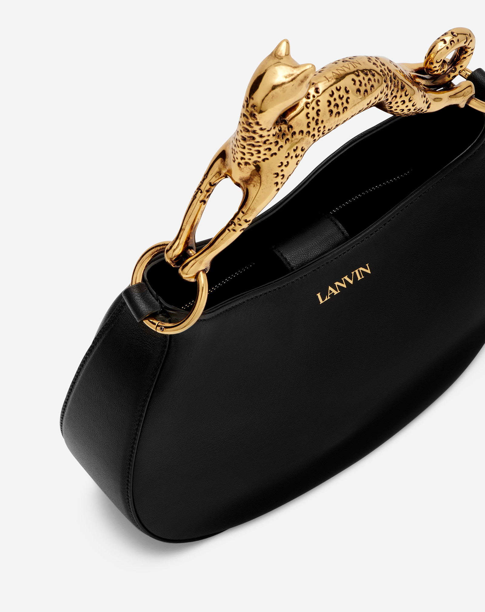 LANVIN EMBELLISHED-HANDLE TOTE BAG