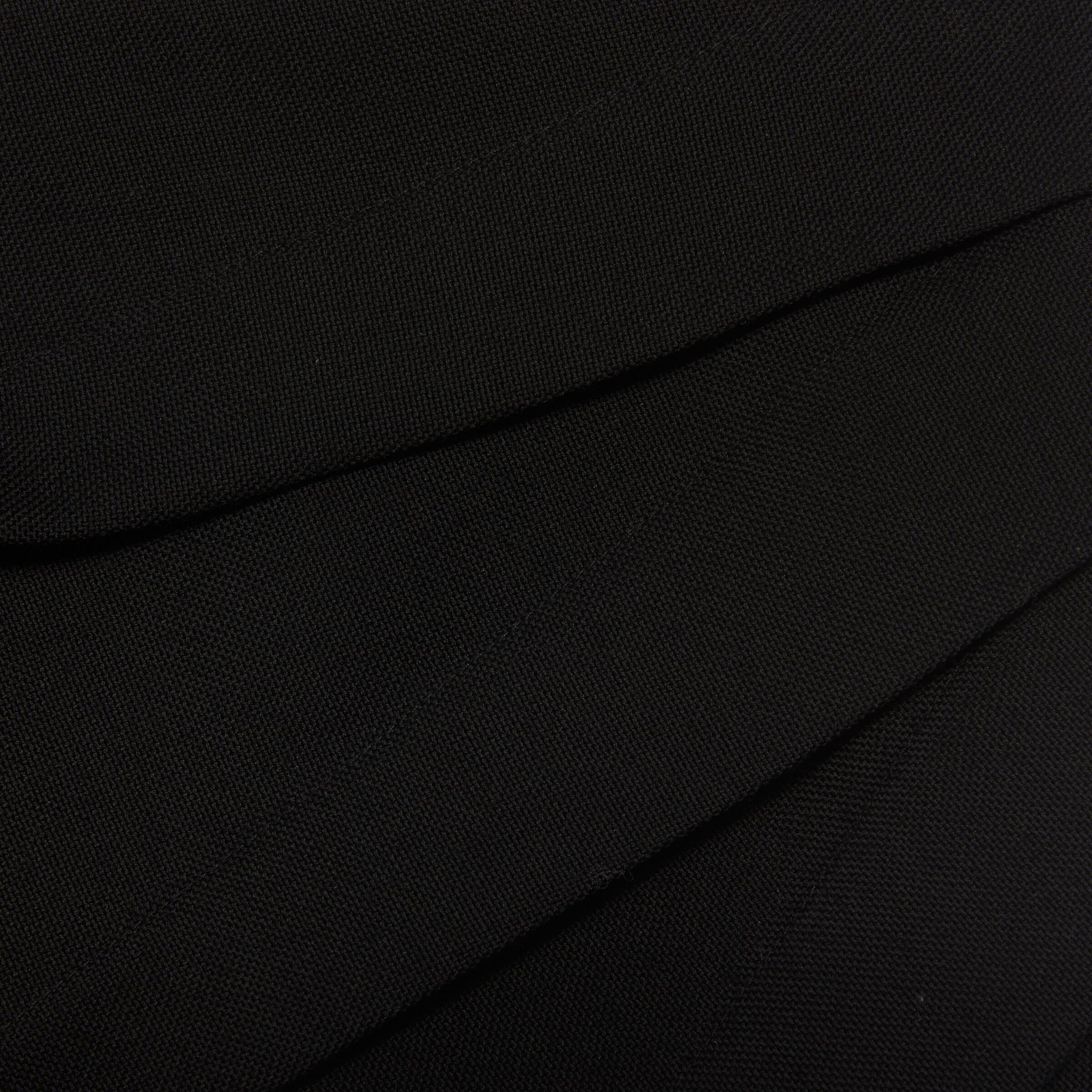Gucci Draped Wool Midi Skirt In Black