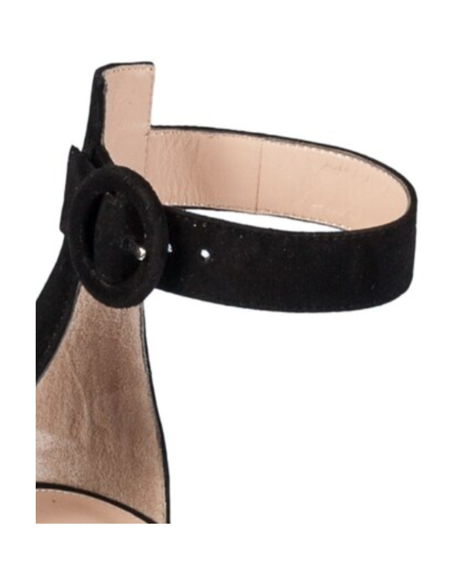 Gianvito Rossi Sandali Con Cinturino Alla Caviglia In Black