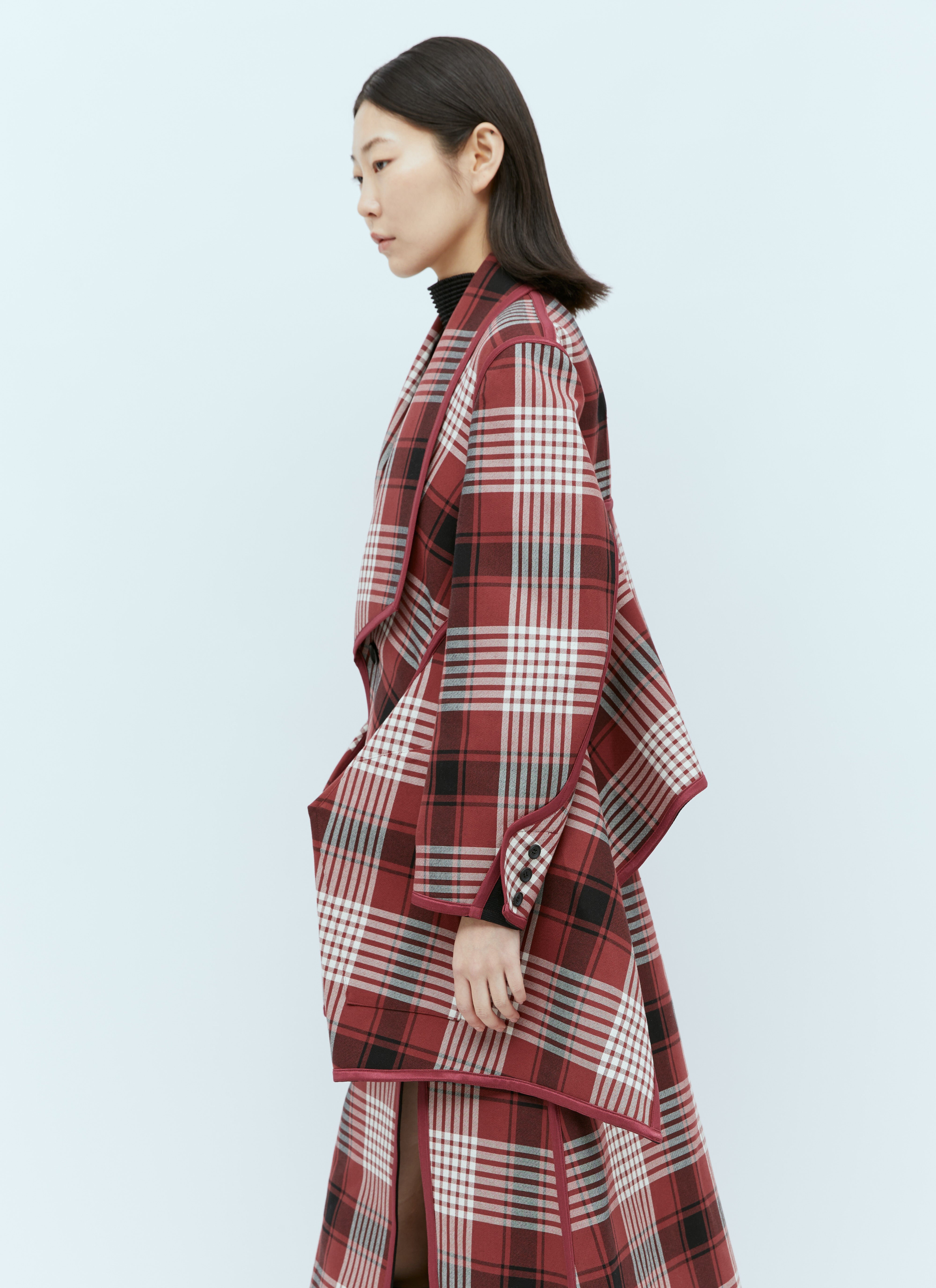 Issey Miyake Long-sleeved Coat In Multicolor