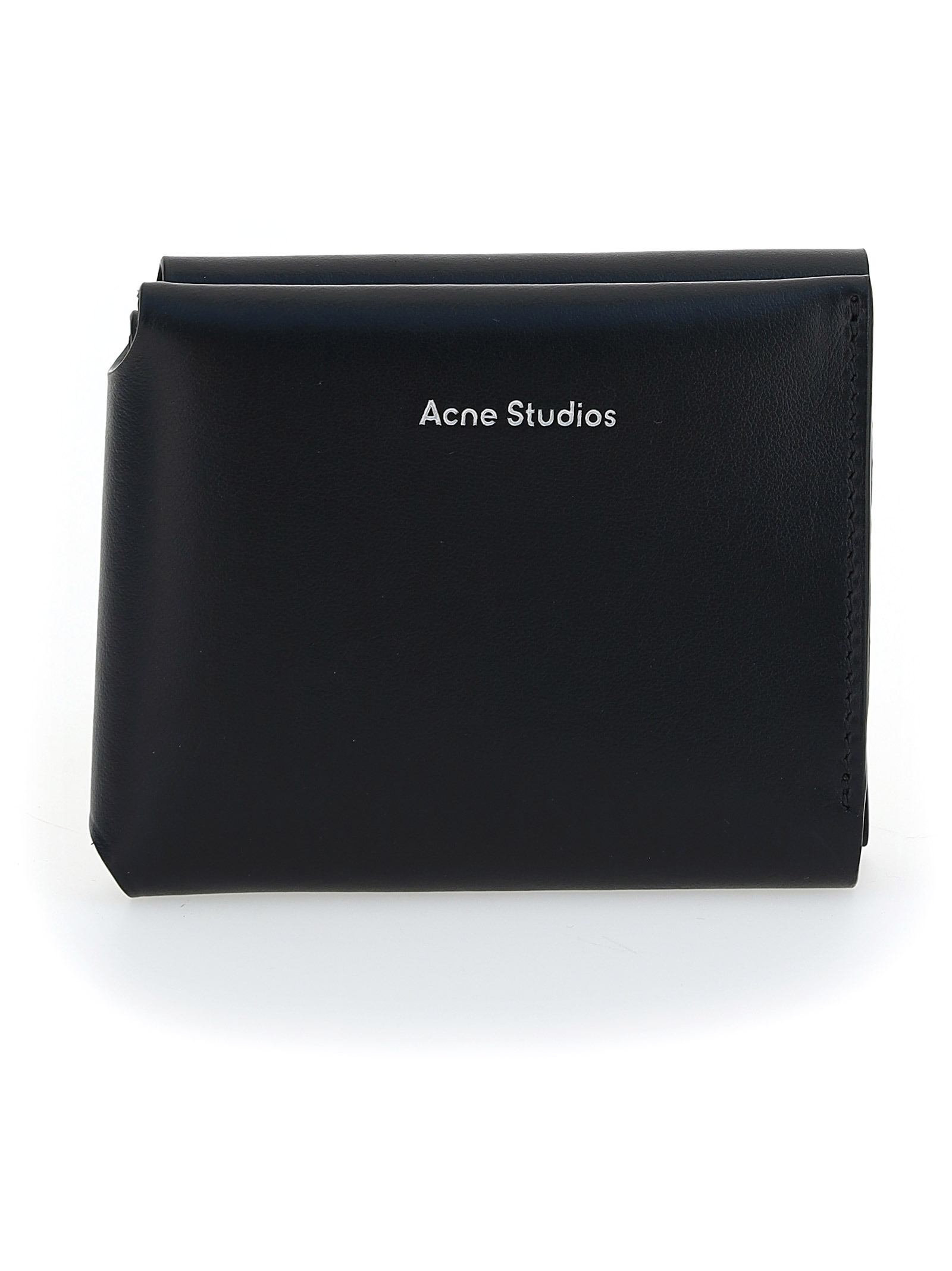 Acne Studios Trifold Wallet In Black