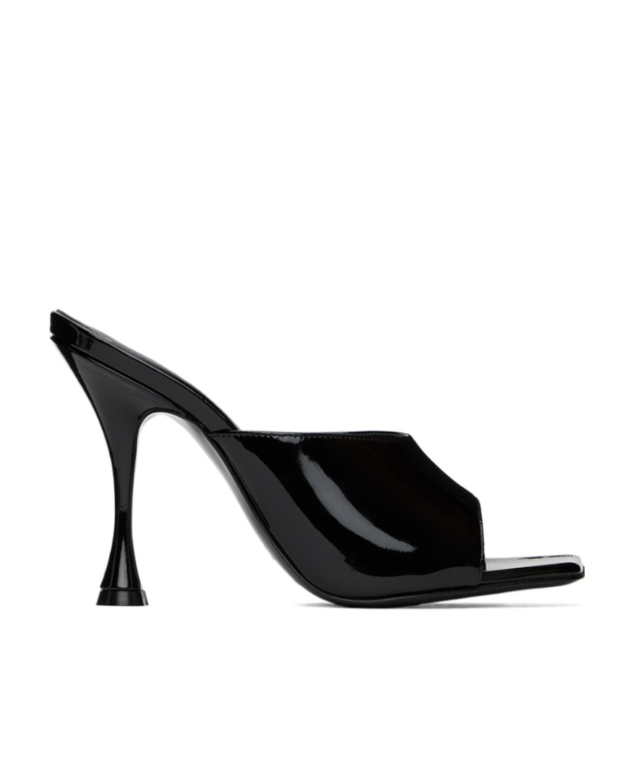 Shop Magda Butrym Open-toed High-heeled Sandals In Black
