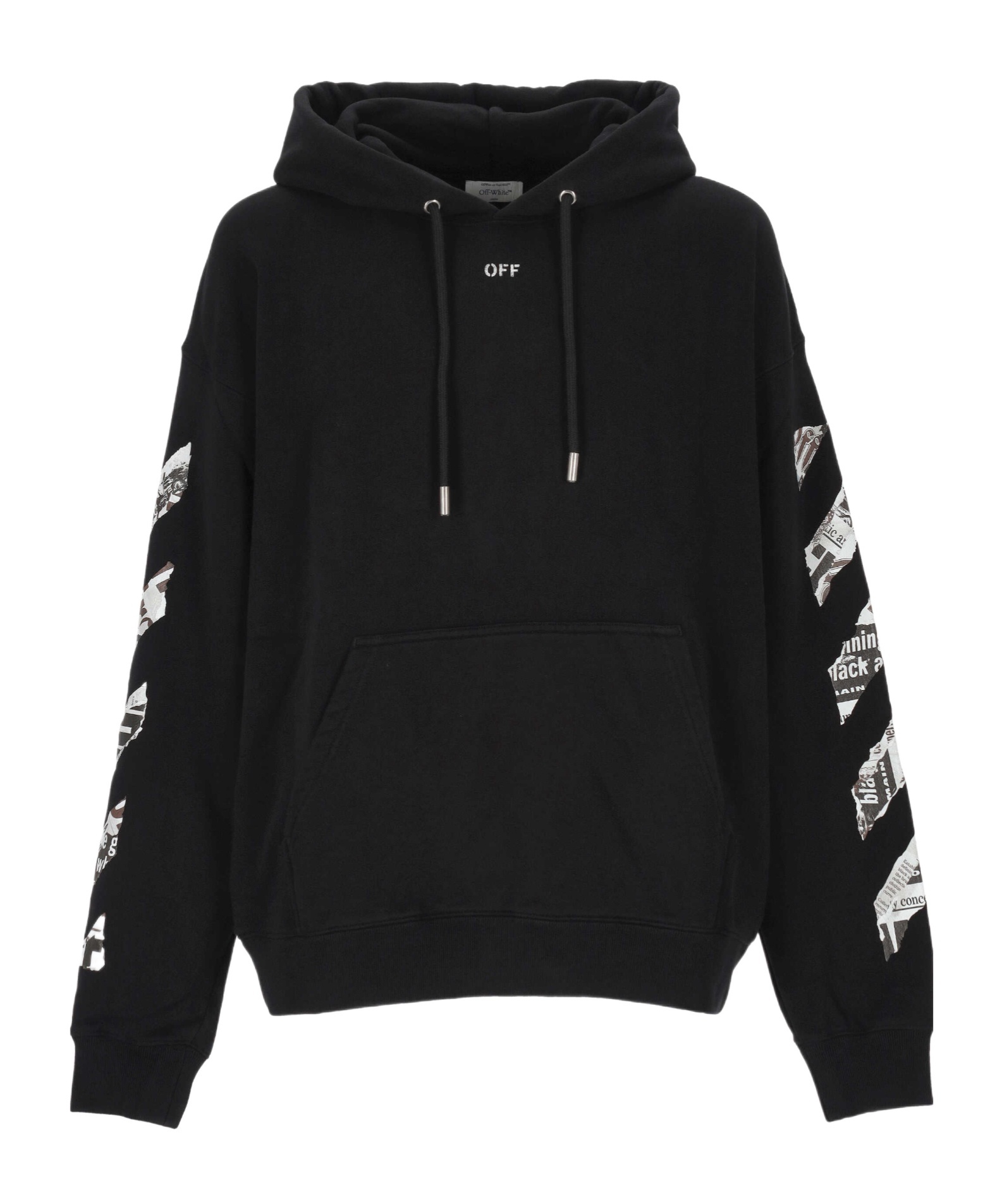 Off-white Long-sleeved Sweatshirt In Black