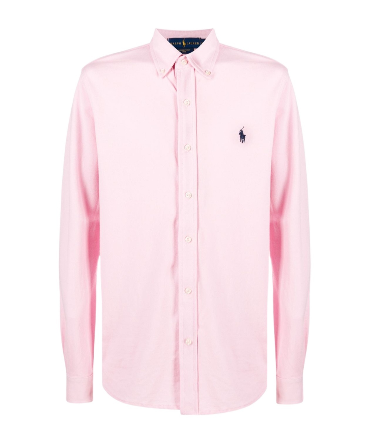 Shop Polo Ralph Lauren Logo-embroidered Shirt In Garden Pink