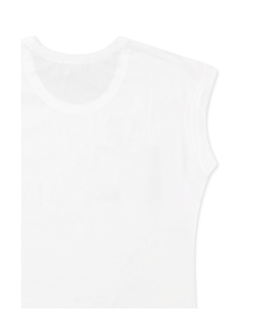 Armani Jeans Round-necked T-shirt In White
