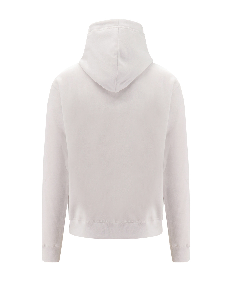 Dsquared2 Signature Icon-motif Cotton Hoodie In White