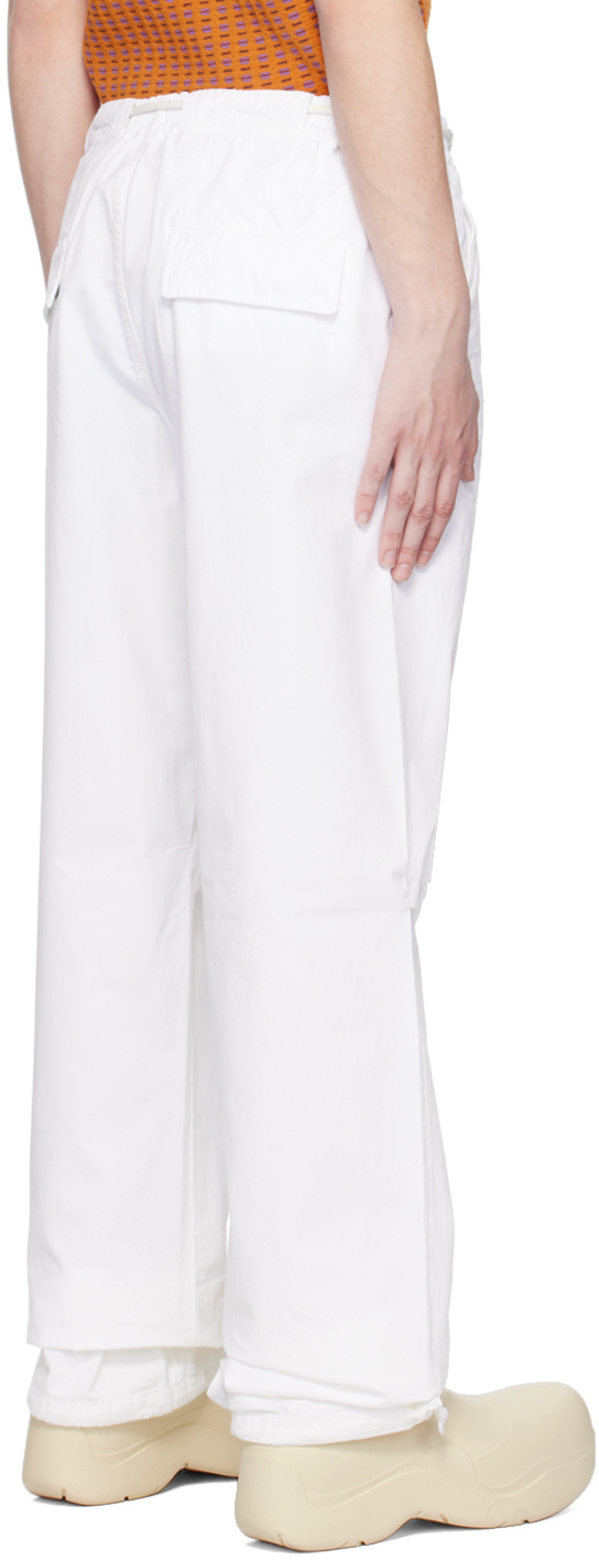 Darkpark White Jordan Trousers In White
