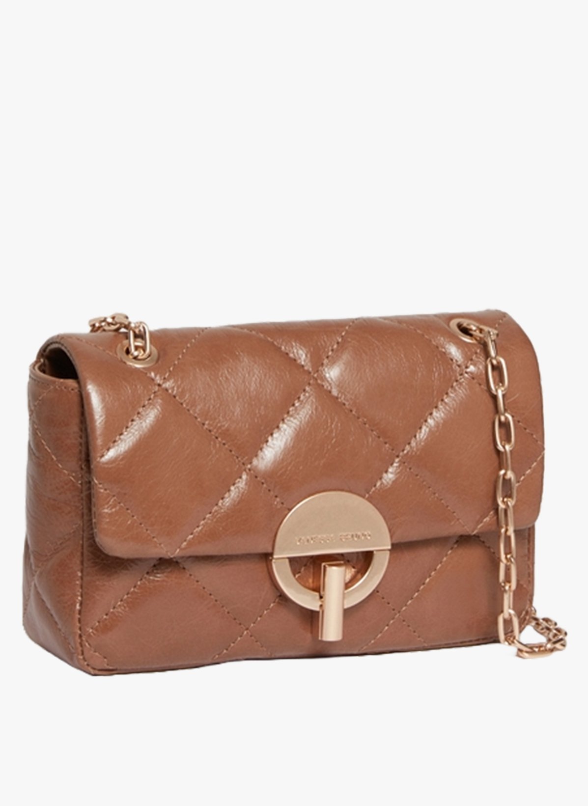 Vanessa Bruno Logo Shoulder Bag In Brown