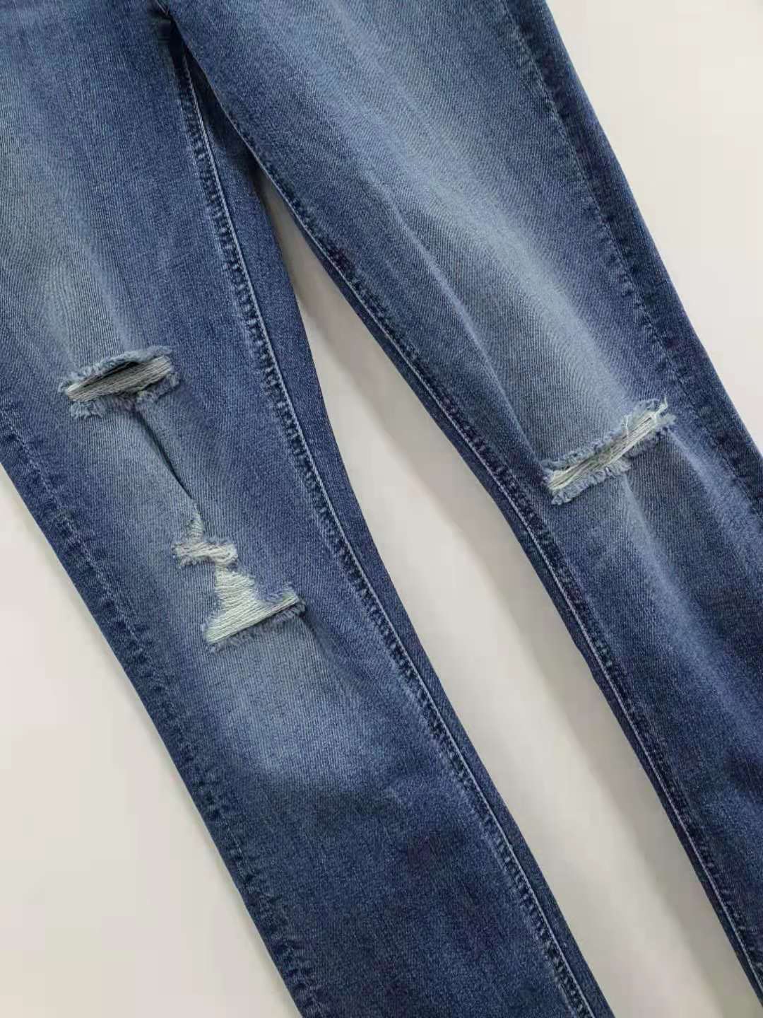 Mother Ripped Jeans With Details In Blue