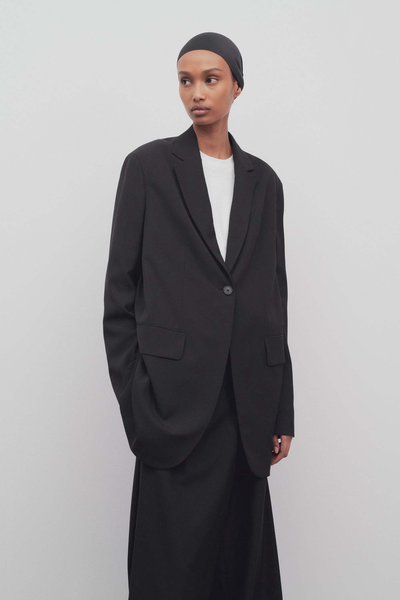 The Row Single-breasted Blazer In Black