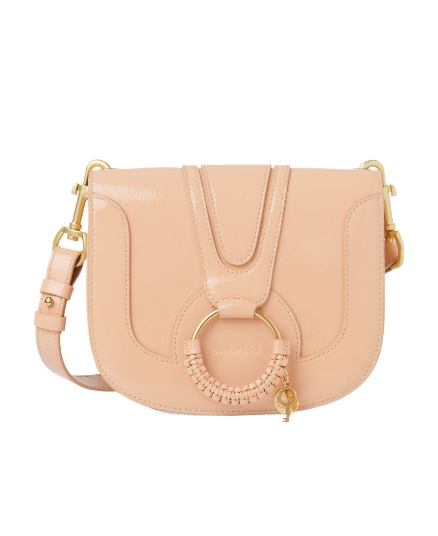 See By Chloé Logo Shoulder Bag In Nude
