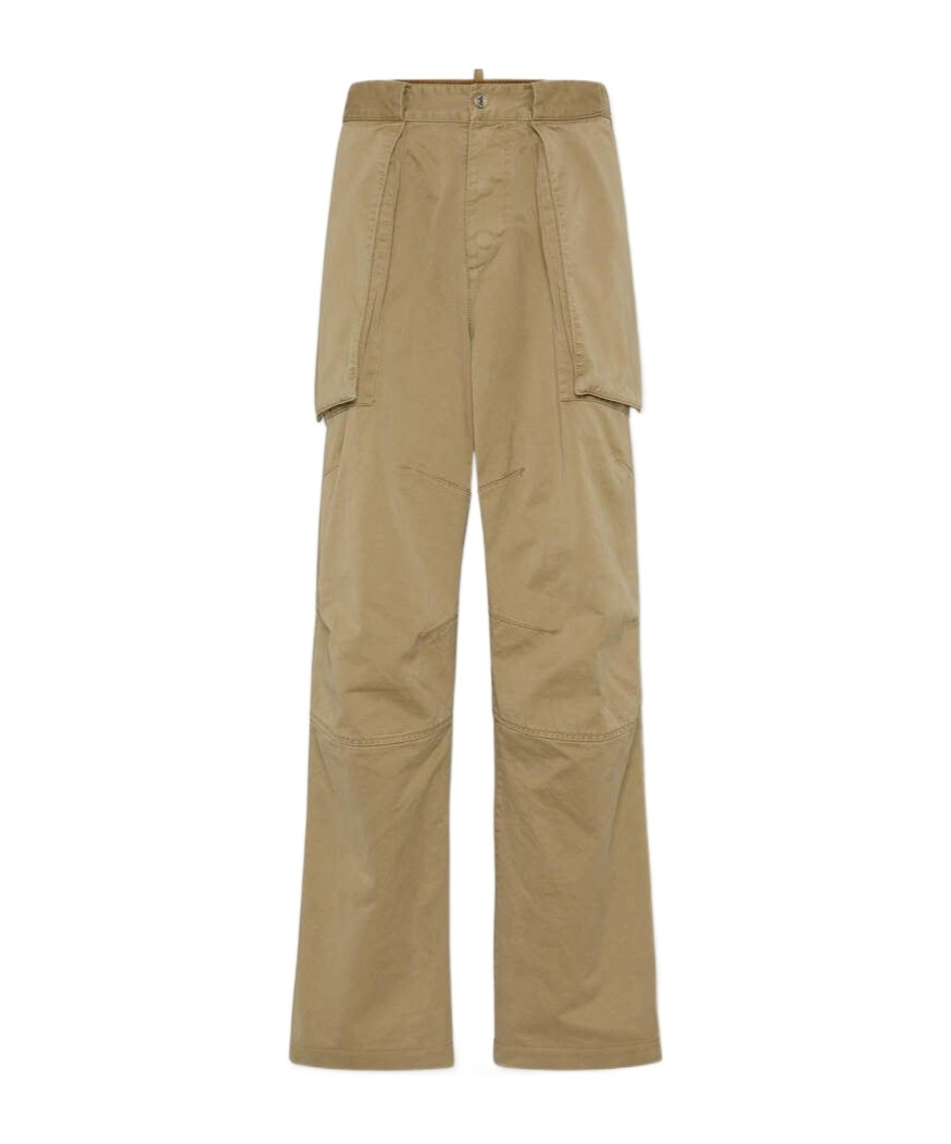 Dsquared2 Cargo Trousers In Green