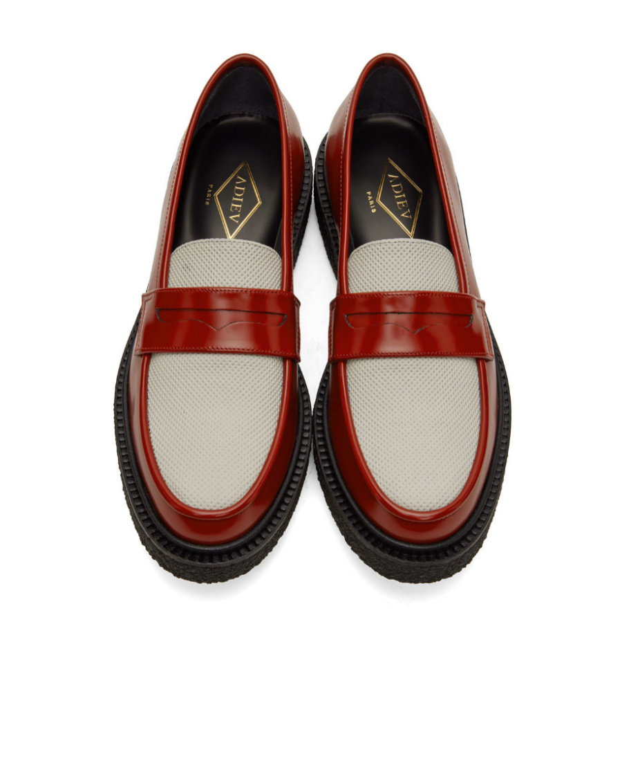Adieu Round-headed Love Shoes In Multicolor