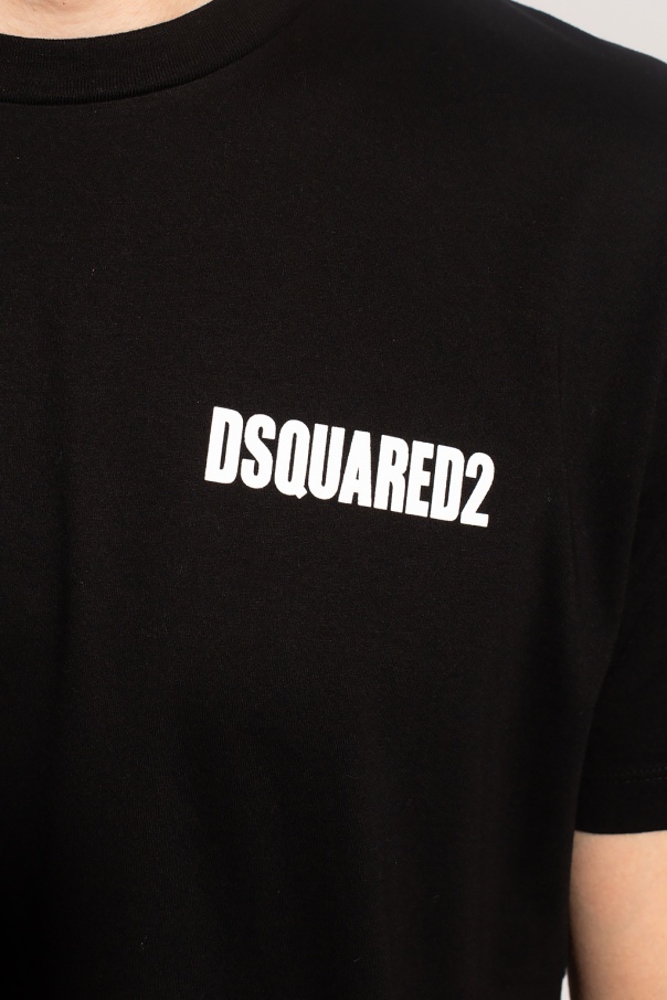Dsquared2 Logo-print T-shirt In Black