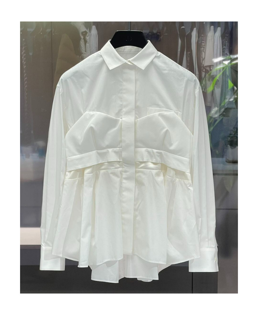 SACAI LOGO LONG-SLEEVED SHIRT