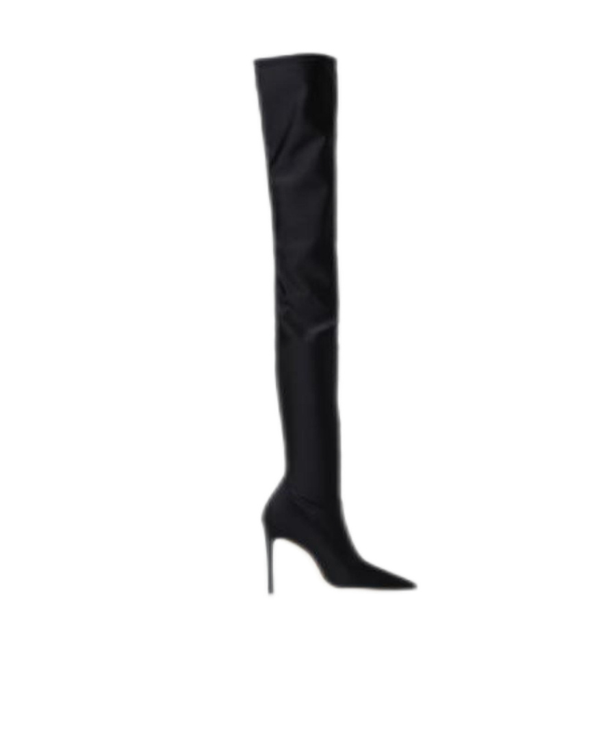 Stuart Weitzman Logo Boots In Black