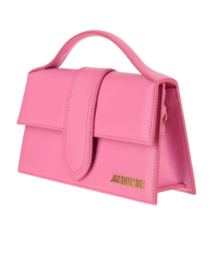 Jacquemus Le Grand Bambino Leather Bag In Pink