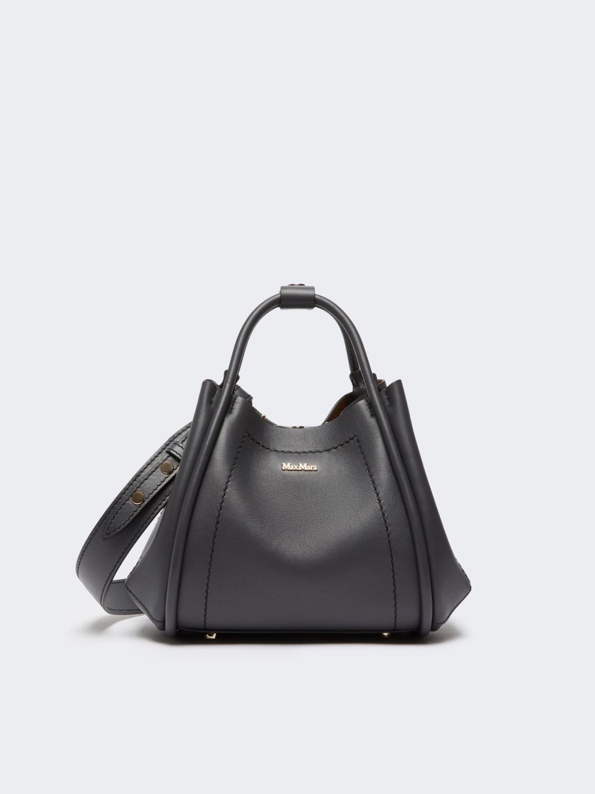 Max Mara Extra Small Marine Shoulder Bag In Black