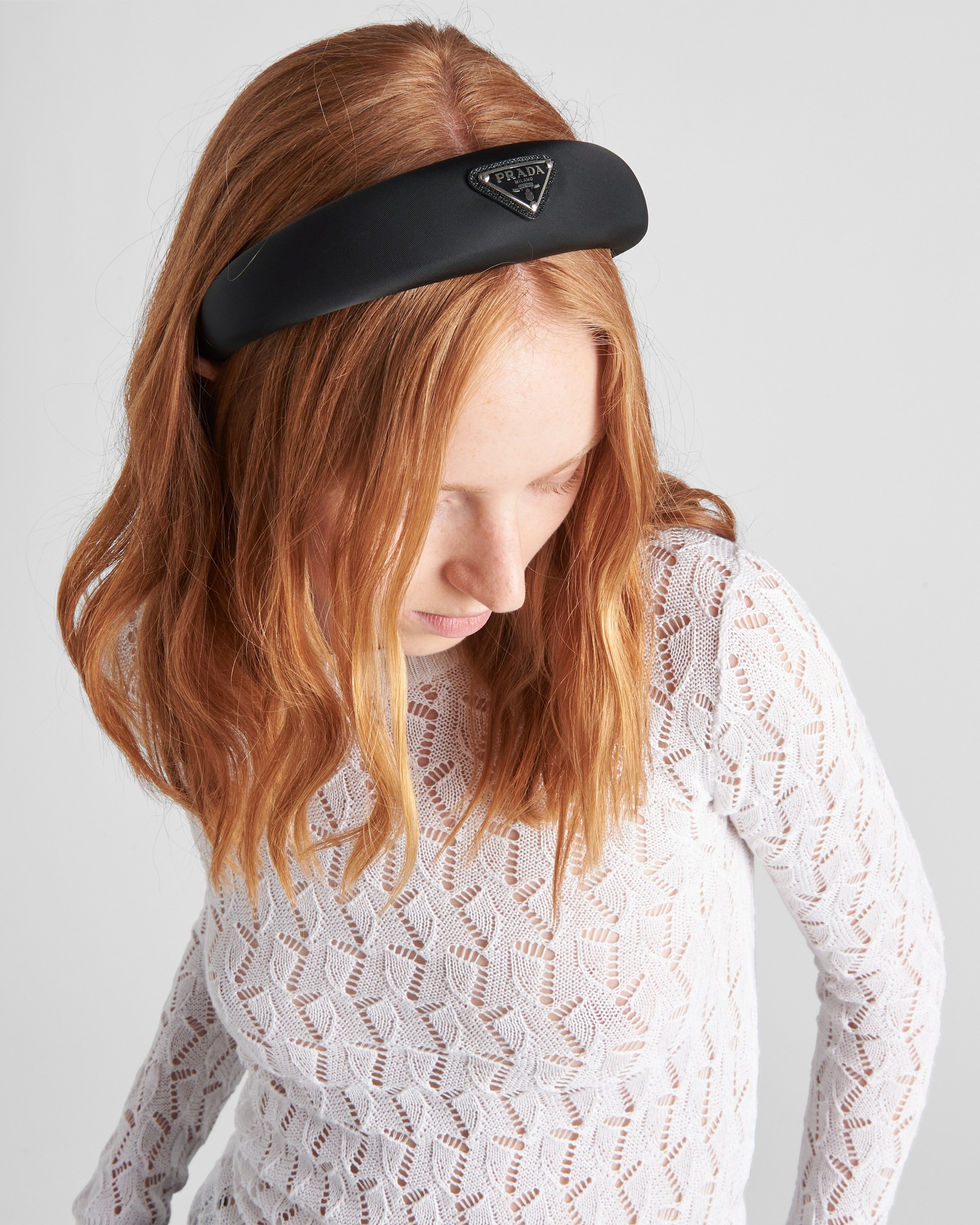 PRADA RE-NYLON HEADBAND 